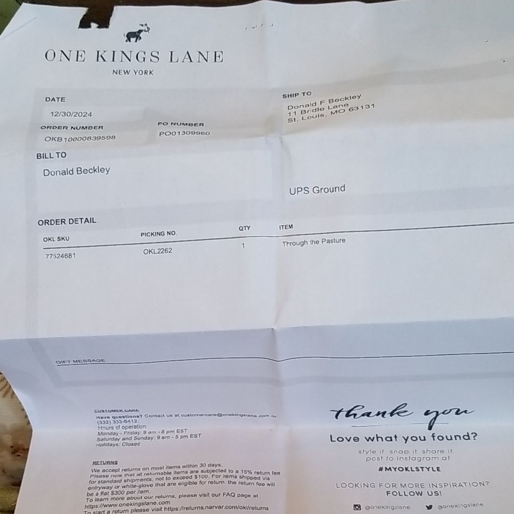 Elegant Home Accent in Cream